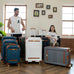 Vintage 3 Piece Expandable Retro Luggage Set Travellty