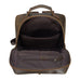 Vintage Crazy Horse Leather Backpack Full Grain Leather Travel Backpack Handmade Mens Leather Backpack Hipster Backpack RockCow Leather Studio