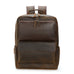 Vintage Crazy Horse Leather Backpack Full Grain Leather Travel Backpack Handmade Mens Leather Backpack Hipster Backpack RockCow Leather Studio