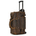 Vintage Full Grain Leather Travel Bag Handmade Leather Duffle Bag Holdall Trolley Luggage Bag RockCow Leather Studio