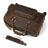 Vintage Full Grain Leather Travel Bag Handmade Leather Duffle Bag Holdall Trolley Luggage Bag RockCow Leather Studio