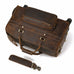 Vintage Full Grain Leather Travel Bag Handmade Leather Duffle Bag Holdall Trolley Luggage Bag RockCow Leather Studio