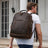 Vintage Leather Backpack Full Grain Crazy Horse Leather Travel Backpack Large Laptop Backpack Retro Rucksack RockCow Leather Studio