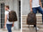Vintage Leather Backpack Full Grain Crazy Horse Leather Travel Backpack Large Laptop Backpack Retro Rucksack RockCow Leather Studio