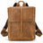 Vintage Leather Backpack Full Grain Leather Travel Backpack College Rucksack For Men Handmade Leather Knapsack RockCow Leather Studio