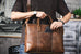 Vintage Leather Briefcase Full Grain Leather Messenger Bag Men Leather Shoulder Bag Leather Laptop Bag Business Handbag RockCow Leather Studio