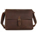 Vintage Leather Messenger Bag Full Grain Leather Shoulder Bag Mens Leather Satchel Bag RockCow Leather Studio