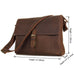 Vintage Leather Messenger Bag Full Grain Leather Shoulder Bag Mens Leather Satchel Bag RockCow Leather Studio