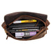 Vintage Leather Messenger Bag Full Grain Leather Shoulder Bag Mens Leather Satchel Bag RockCow Leather Studio