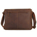 Vintage Leather Messenger Bag Full Grain Leather Shoulder Bag Mens Leather Satchel Bag RockCow Leather Studio