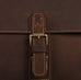 Vintage Leather Messenger Bag Full Grain Leather Shoulder Bag Mens Leather Satchel Bag RockCow Leather Studio