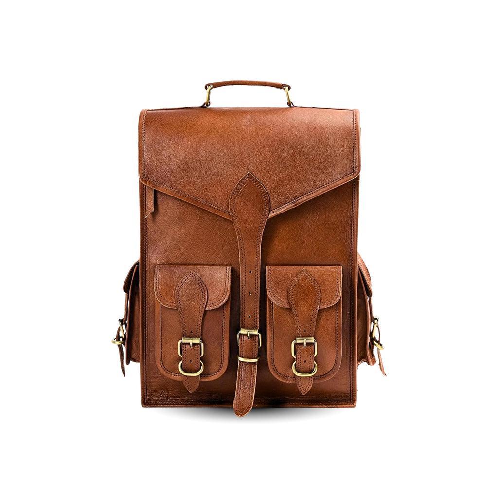 Vintage Leather Backpack Rucksack Classy Leather Bags