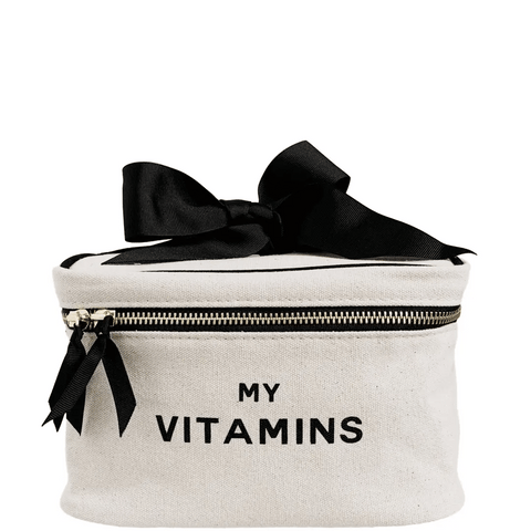 Vitamins Storage and Travel Box, Cream Bag-all