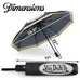 Gold Logo Compact Automatic Umbrella, Strong & Portable Travellty
