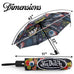 Jax Black Compact Automatic Umbrella, Strong & Portable Travellty