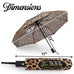 Leopard Compact Automatic Umbrella, Strong & Portable Travellty