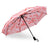 Pink Camo Compact Automatic Umbrella, Strong & Portable Travellty