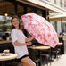 Pink Camo Compact Automatic Umbrella, Strong & Portable Travellty