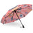 Pink Jax Compact Automatic Umbrella, Strong & Portable Travellty