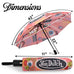 Pink Jax Compact Automatic Umbrella, Strong & Portable Travellty