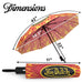 Red City of Angels Compact Automatic Umbrella, Strong & Portable Travellty