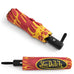 Red City of Angels Compact Automatic Umbrella, Strong & Portable Travellty