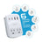 World-Way 6 Travel Adapter Kit | 2 USB-A + 2USB-C + 2 US Outlets - Grounded (WPS-5B) Ceptics