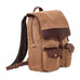 Campaign Waxed Canvas Backpack Mission Mercantile Leather Goods