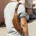 Wagner Leather Waist Bag | Full Grain Leather Fanny Pack STEEL HORSE LEATHER