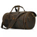 The Wainwright Weekender | Round  Vintage Leather Weekender STEEL HORSE LEATHER