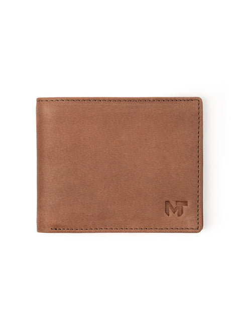 Tan Brown Slate Wallet - Mat finish Classy Leather Bags