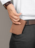 Tan Brown Slate Wallet - Mat finish Classy Leather Bags