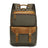 Waterproof Canvas Leather Backpack Large Travel School Bag Mens Laptop Rucksack Unisex Hiking College Backpack RockCow Leather Studio