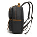 Waterproof Canvas Leather Backpack Large Travel School Bag Mens Laptop Rucksack Unisex Hiking College Backpack RockCow Leather Studio