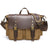 Waterproof Waxed Canvas Camera Bag Canvas With Leather DSLR Camera Bag Canvas Shoulder Messenger Bag RockCow Leather Studio
