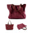 Waterproof Waxed Canvas Handbag Full Grain Leather With Canvas Tote Bag Vintage Style Big Shoulder Bag RockCow Leather Studio