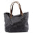 Waterproof Waxed Canvas Handbag Full Grain Leather With Canvas Tote Bag Vintage Style Big Shoulder Bag RockCow Leather Studio