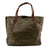 Waterproof Waxed Canvas Handbag Full Grain Leather With Canvas Tote Bag Vintage Style Big Shoulder Bag RockCow Leather Studio