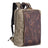 Waxed Canvas Backpack Handmade Waxed Canvas Rucksack School Backpack Mens Laptop Backpack Large Travel Backpack RockCow Leather Studio
