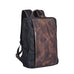 Waxed Canvas Backpack Handmade Waxed Canvas Rucksack School Backpack Mens Laptop Backpack Large Travel Backpack RockCow Leather Studio