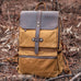 Waxed Canvas Backpack Large Travel Backpack Canvas School Rucksack Laptop Backpack Unisex Weekender Backpack RockCow Leather Studio
