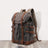 Waxed Canvas Backpack Mens Canvas With Leather Travel Backpack Retro Waterproof Canvas Laptop Backpack RockCow Leather Studio