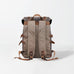 Waxed Canvas Backpack Mens Canvas With Leather Travel Backpack Retro Waterproof Canvas Laptop Backpack RockCow Leather Studio