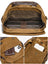 Waxed Canvas Backpack Retro Full Grain Leather And Canvas Travel Backpack Waterproof Outdoor Climbing Backpack RockCow Leather Studio