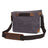 Waxed Canvas Crossbody Bag Canvas Messenger Bag Canvas Shoulder Bag Canvas Leather Satchel For Men RockCow Leather Studio