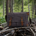 Waxed Canvas Crossbody Bag Canvas Messenger Bag Canvas Shoulder Bag Canvas Leather Satchel For Men RockCow Leather Studio