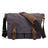 Waxed Canvas Crossbody Bag Canvas Messenger Bag Canvas Shoulder Bag Canvas Leather Satchel For Men RockCow Leather Studio