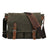 Waxed Canvas Crossbody Bag Canvas Messenger Bag Canvas Shoulder Bag Canvas Leather Satchel For Men RockCow Leather Studio