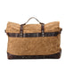 Waxed Canvas Duffel Bag Waterproof Canvas Travel Weekend Bag  Carry on Weekender Overnight Bag For Mens RockCow Leather Studio