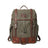Waxed Canvas Laptop Backpack Flap Cover Canvas Travel Backpack Waterproof Canvas School Backpack Outdoor Backpack RockCow Leather Studio